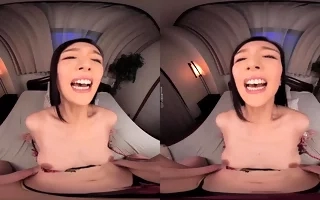 Nipponese lewd vixen VR thrilling sex video
